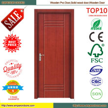 Cantón Feria precio barato diseño Simple puerta de madera
